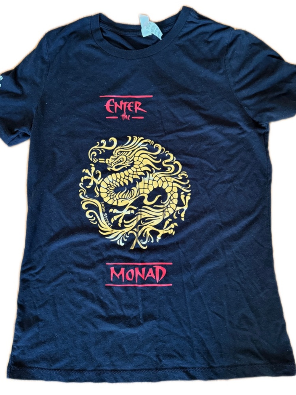 Bella Canvas Enter The Monad Dragon Graphic Tee Black Size S Jane Street